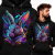 BLUZA Z KAPTUREM ZWIERZĘTA  BAD RABIT 3